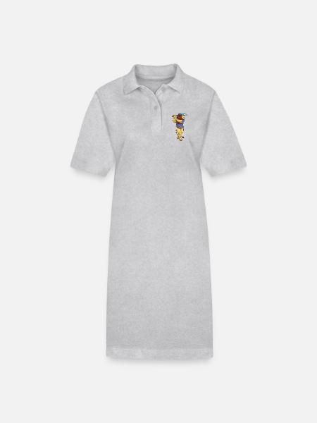 Löwe Golf Golfschläger - Stanley/Stella Frauen Bio-Polokleid PAIGER - Grau meliert
