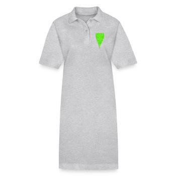 Si vous cherchez un signe c’est ça, désirez - Robe polo bio PAIGER Stanley/Stella Femme - gris chiné - Devant