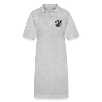 Collectionner des pièces de monnaie – Ma collection est précieuse - Robe polo bio PAIGER Stanley/Stella Femme - gris chiné - Devant