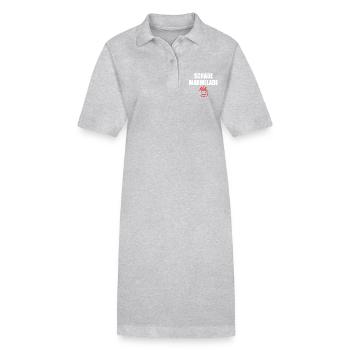 Schade Marmelade - Stanley/Stella Frauen Bio-Polokleid PAIGER - Grau meliert - Vorne