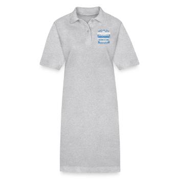 HANDWERKER - KOMPETENTE BERATUNG - Stanley/Stella Frauen Bio-Polokleid PAIGER - Grau meliert - Vorne