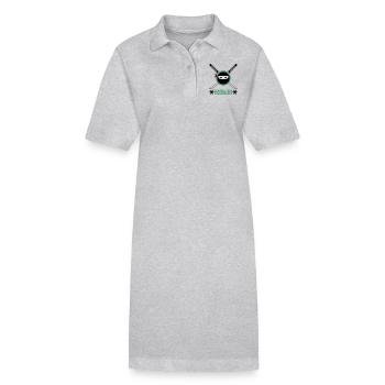 Ninja - Stanley/Stella Frauen Bio-Polokleid PAIGER - Grau meliert - Vorne