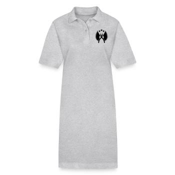 DEFUSE KIT - Robe polo bio PAIGER Stanley/Stella Femme - gris chiné - Devant