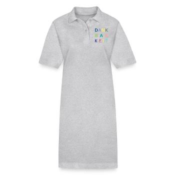 Dankbarkeit - Stanley/Stella Frauen Bio-Polokleid PAIGER - Schwarz - Vorne
