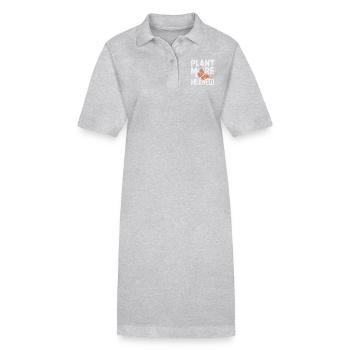 Inspiration für Schmetterlingsliebhaber - Stanley/Stella Frauen Bio-Polokleid PAIGER - Grau meliert - Vorne