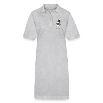 Astronaut - Stanley/Stella Frauen Bio-Polokleid PAIGER - Grau meliert - Vorne