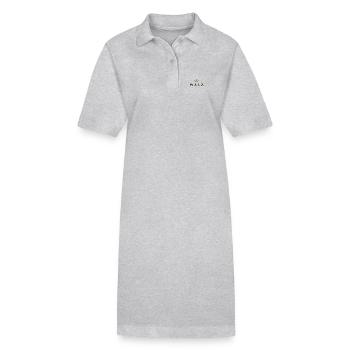Walz Original Familienlogo - Stanley/Stella Frauen Bio-Polokleid PAIGER - Grau meliert - Vorne