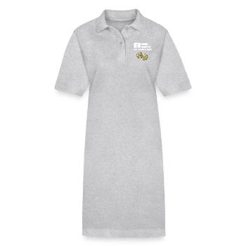 ER heiratet Wir saufen nur - Stanley/Stella Frauen Bio-Polokleid PAIGER - Grau meliert - Vorne