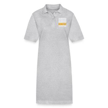 KONZERT - Scheisstag - Stanley/Stella Frauen Bio-Polokleid PAIGER - Grau meliert - Vorne