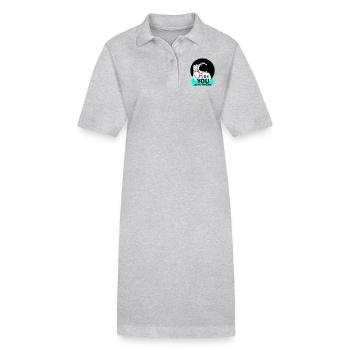 Cosmos - Astronaute - Robe polo bio PAIGER Stanley/Stella Femme - gris chiné - Devant