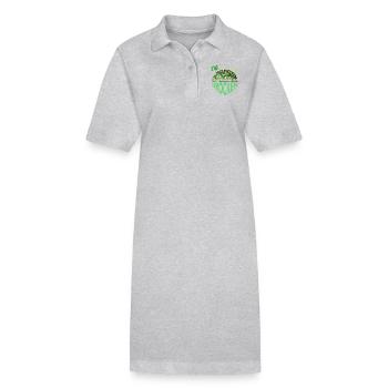 Beltane E 35 - Stanley/Stella PAIGER Organic Women’s Polo Dress - heather grey - Front