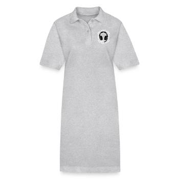 Bien sûr, juste après ce raid, bien que drôle de joueur - Robe polo bio PAIGER Stanley/Stella Femme - gris chiné - Devant