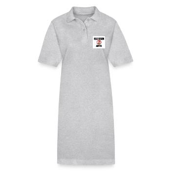 Alle gegen ampel - Stanley/Stella Frauen Bio-Polokleid PAIGER - Grau meliert - Vorne