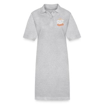 Fischer und Pate - Stanley/Stella Frauen Bio-Polokleid PAIGER - Grau meliert - Vorne