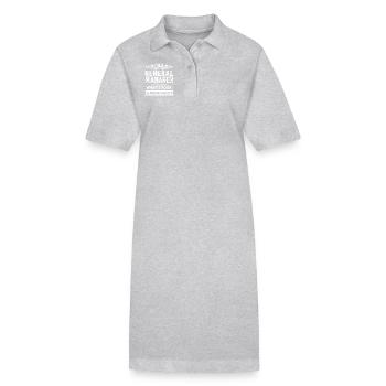 General Manager I am A General Manager - Stanley/Stella PAIGER Organic Women’s Polo Dress - heather grey - Front