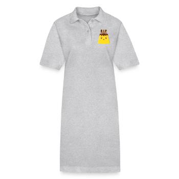 Rip Flamby - Robe polo bio PAIGER Stanley/Stella Femme - gris chiné - Devant