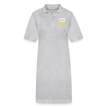 RALLYE FAHREN - Stanley/Stella Frauen Bio-Polokleid PAIGER - Grau meliert - Vorne