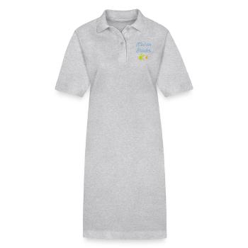 Kleiner Bruder T-Shirt - Stanley/Stella Frauen Bio-Polokleid PAIGER - Grau meliert - Vorne