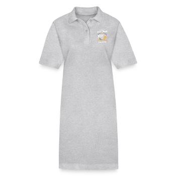Tractor Shirt · Agriculture · Bad mood - Stanley/Stella PAIGER Organic Women’s Polo Dress - heather grey - Front