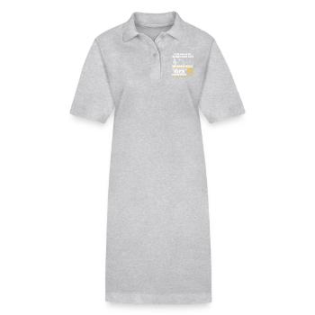Brass Band Shirt · Musicien · Ne me dérange pas - Robe polo bio PAIGER Stanley/Stella Femme - gris chiné - Devant