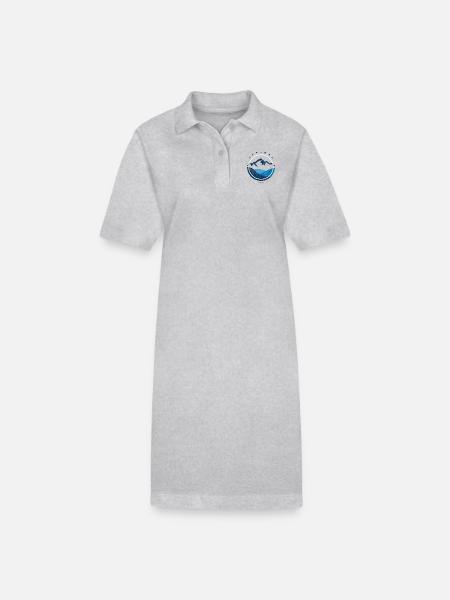 Erforschen - Stanley/Stella Frauen Bio-Polokleid PAIGER - Grau meliert