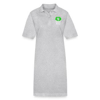 Drums - Stanley/Stella Frauen Bio-Polokleid PAIGER - Grau meliert - Vorne
