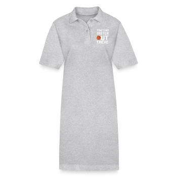 Basket-ball - Robe polo bio PAIGER Stanley/Stella Femme - gris chiné - Devant