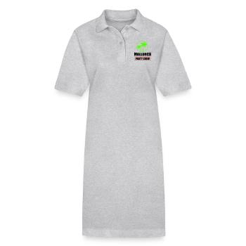 rimini party crew - Stanley/Stella Frauen Bio-Polokleid PAIGER - Grau meliert - Vorne