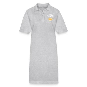 Design for natural cleaning professionals - Stanley/Stella PAIGER Organic Women’s Polo Dress - heather grey - Front
