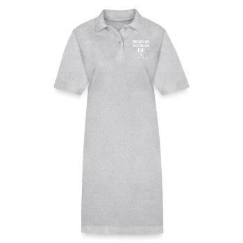 Entspannter Typ - Stanley/Stella Frauen Bio-Polokleid PAIGER - Grau meliert - Vorne