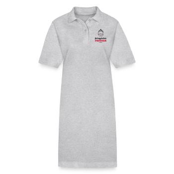fränggischer fregger - Stanley/Stella Frauen Bio-Polokleid PAIGER - Grau meliert - Vorne