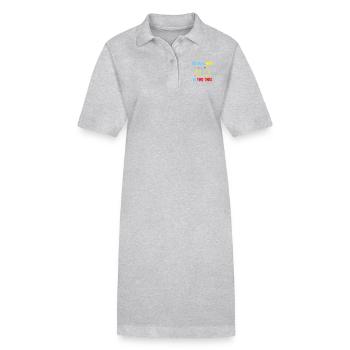 shirt drôle pour adolescent paresseux - Robe polo bio PAIGER Stanley/Stella Femme - gris chiné - Devant
