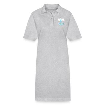 Ich höre Stimmen Chor Dirigent - Stanley/Stella Frauen Bio-Polokleid PAIGER - Grau meliert - Vorne