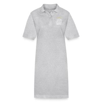 BAUMEISTER - Stanley/Stella Frauen Bio-Polokleid PAIGER - Grau meliert - Vorne