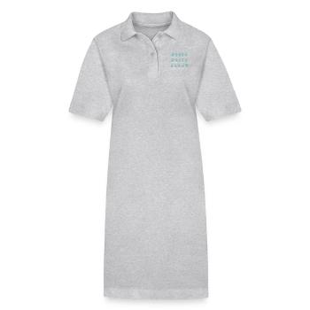Shirt für Mathematiker und Lehrer - Stanley/Stella Frauen Bio-Polokleid PAIGER - Grau meliert - Vorne