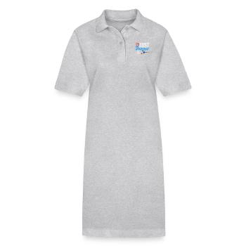 Darts Cadeau Hommes Femmes Conception - Robe polo bio PAIGER Stanley/Stella Femme - gris chiné - Devant