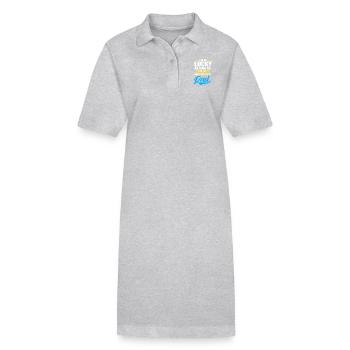 Bester Vater der Welt - Stanley/Stella Frauen Bio-Polokleid PAIGER - Grau meliert - Vorne