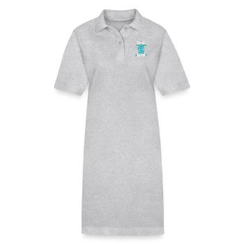 Vétérinaire Vétérinaire Vétérinaire Animaux Vétérinaires Hu - Robe polo bio PAIGER Stanley/Stella Femme - gris chiné - Devant