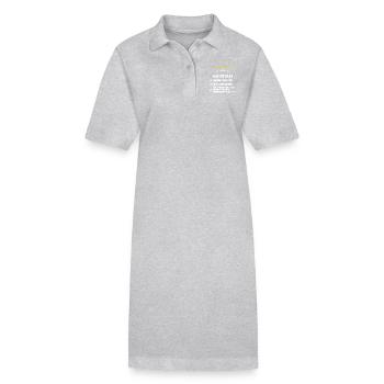 MASCHINENBAUER (2) - Stanley/Stella Frauen Bio-Polokleid PAIGER - Grau meliert - Vorne