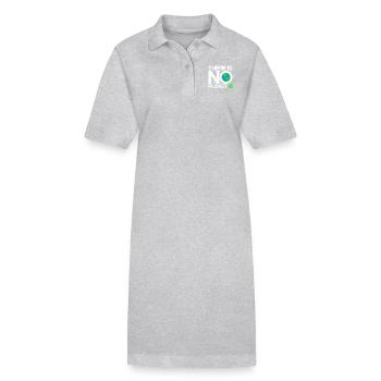 Earth - Earth Day Protection de l'environnement - Robe polo bio PAIGER Stanley/Stella Femme - gris chiné - Devant