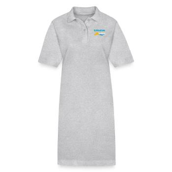 C’est une chose que vous ne comprendriez pas - Robe polo bio PAIGER Stanley/Stella Femme - gris chiné - Devant