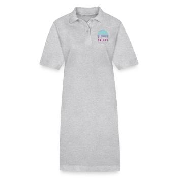 Dallas Skyline Retro - Robe polo bio PAIGER Stanley/Stella Femme - gris chiné - Devant