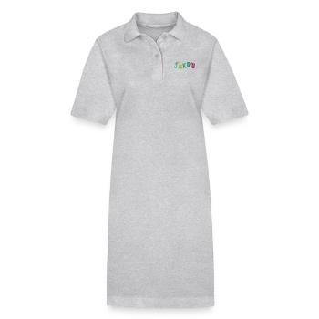 Jacques - Robe polo bio PAIGER Stanley/Stella Femme - gris chiné - Devant