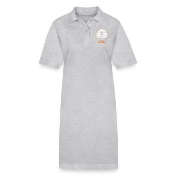 biathlon - Robe polo bio PAIGER Stanley/Stella Femme - gris chiné - Devant