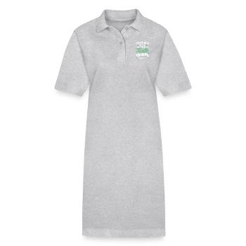 Finger weg! Ich habe eine verrückte Tante - Baby - - Stanley/Stella Frauen Bio-Polokleid PAIGER - Grau meliert - Vorne