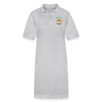 Mitarbeiter des Monats Juli 2022 - Stanley/Stella Frauen Bio-Polokleid PAIGER - Grau meliert - Vorne