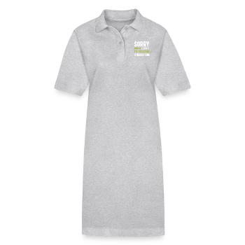 Tut mir leid, ich kann nicht, ich werde - Stanley/Stella Frauen Bio-Polokleid PAIGER - Grau meliert - Vorne