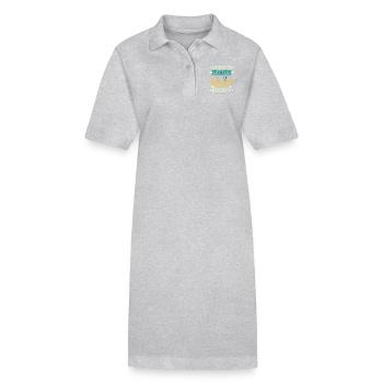 Daddy's little garage buddy - Stanley/Stella Frauen Bio-Polokleid PAIGER - Grau meliert - Vorne