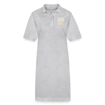 Retraitée mais toujours sage-femme dans l’âme - Robe polo bio PAIGER Stanley/Stella Femme - gris chiné - Devant
