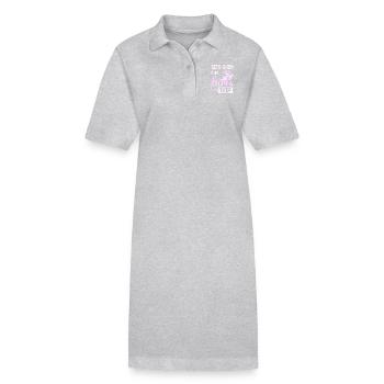 La fête Girls Cruising permet d’embarquer pour un voyage entre filles - Robe polo bio PAIGER Stanley/Stella Femme - gris chiné - Devant